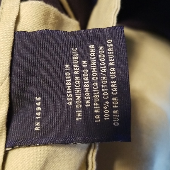 Van Heusen 32x32 navy pleated pants men - Picture 7 of 10